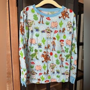 Little Sleepies x Disney Toy Story long sleeve tee pajamas top woody buzz trex